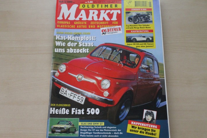 Deckblatt Oldtimer Markt (05/2000)
